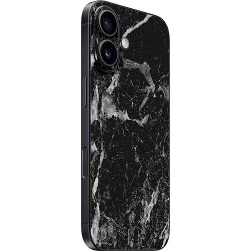 Crushed Black iPhone 16 Skin