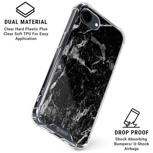 Crushed Black iPhone 16e Clear Case