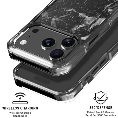 Crushed Black iPhone 18 Pro Clear Case
