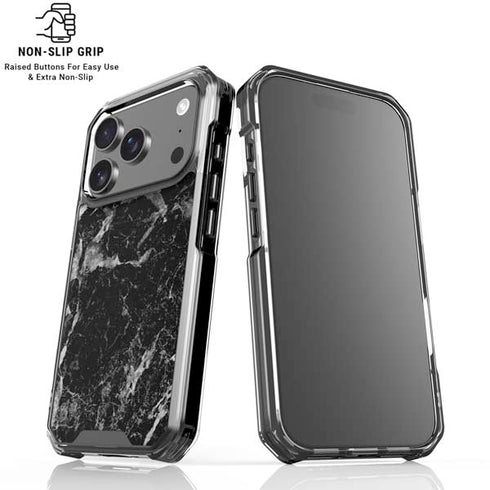 Crushed Black iPhone 18 Pro Clear Case