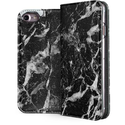 Crushed Black iPhone 7 Folio Case