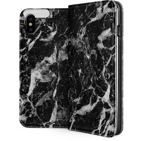 Crushed Black iPhone 8 Folio Case