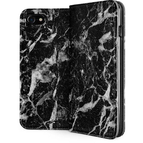Crushed Black iPhone SE (2nd & 3rd Gen) Folio Case
