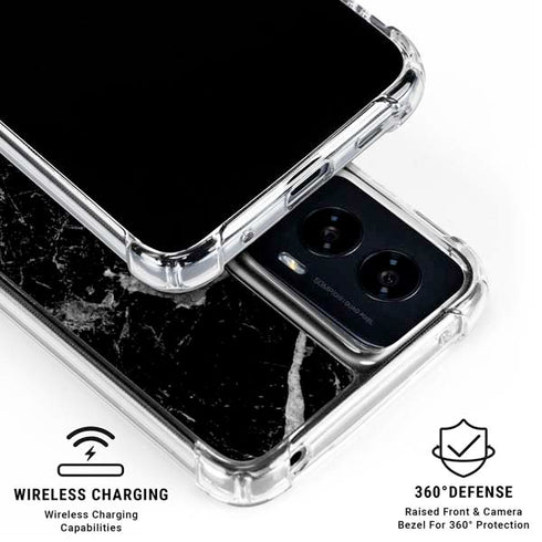 Crushed Black Moto G Power 5G (2024) Clear Case