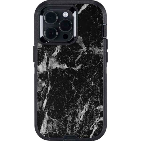 Crushed Black Otterbox Defender iPhone Skin