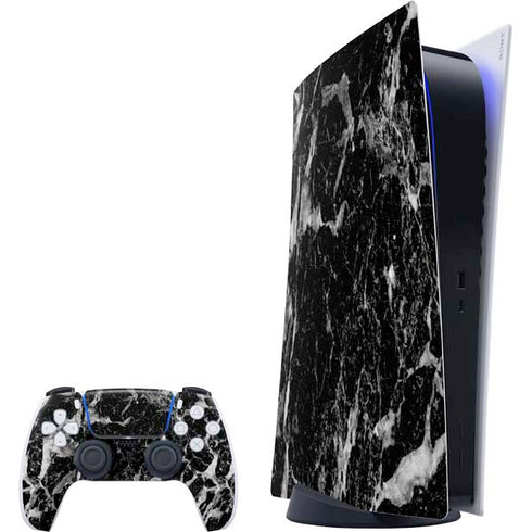 Crushed Black PlayStation PS5 Skins