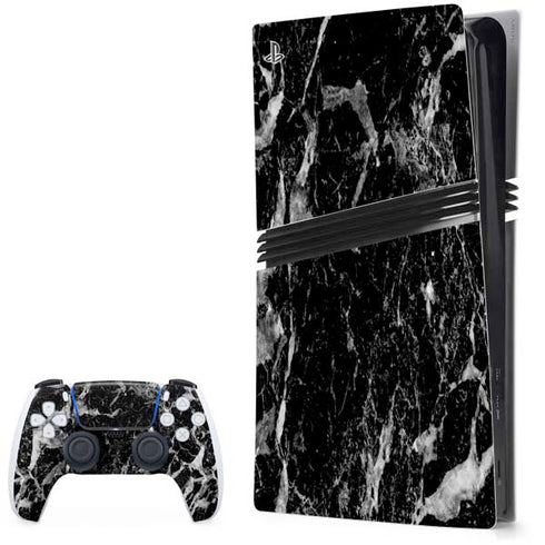 Crushed Black PS5 Pro Bundle Skin