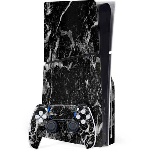 Crushed Black PlayStation PS5 Skins