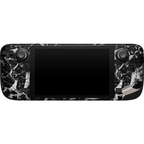 Crushed Black Steam Deck Handheld Gaming Computer Skin