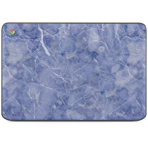 Crushed Blue HP Chromebook Skin