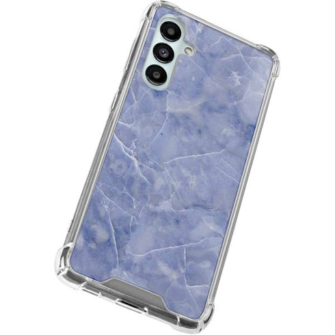 Crushed Blue Galaxy A16 5G Clear Case