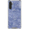 Crushed Blue Galaxy A17 Clear Case