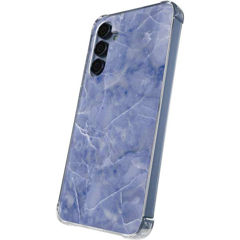 Crushed Blue Galaxy A35 5G Clear Case