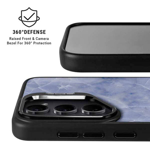 Crushed Blue Galaxy S25 Kickstand Case