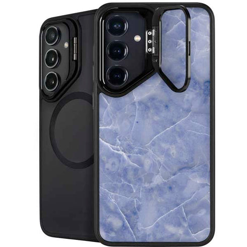 Crushed Blue Galaxy S25 Plus Kickstand Case
