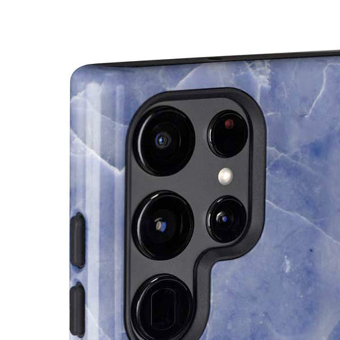 Crushed Blue Galaxy S25 Ultra Impact Case
