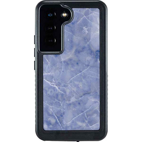 Crushed Blue Galaxy S24 Waterproof Case
