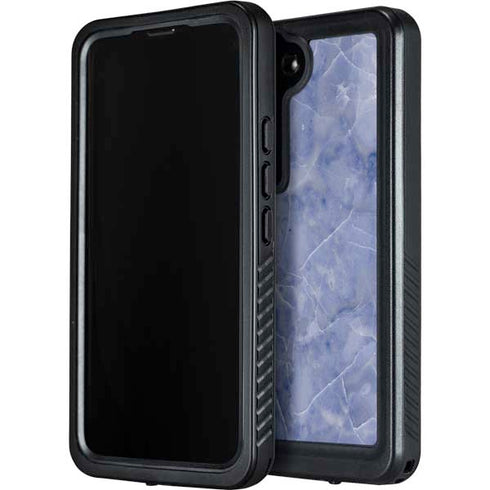 Crushed Blue Galaxy S24 Waterproof Case