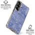Crushed Blue Galaxy S26 Plus Clear Case