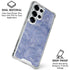 Crushed Blue Galaxy S26 Ultra Clear Case