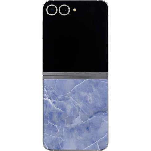 Crushed Blue Galaxy Z Flip6 Skin