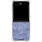 Crushed Blue Galaxy Z Flip6 Clear Case