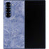 Crushed Blue Galaxy Z Fold6 Skin