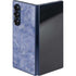 Crushed Blue Galaxy Z Fold6 Skin