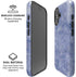 Crushed Blue iPhone 16 Magsafe Impact Case