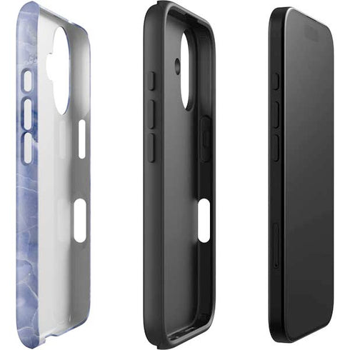Crushed Blue iPhone 16 Plus Impact Case