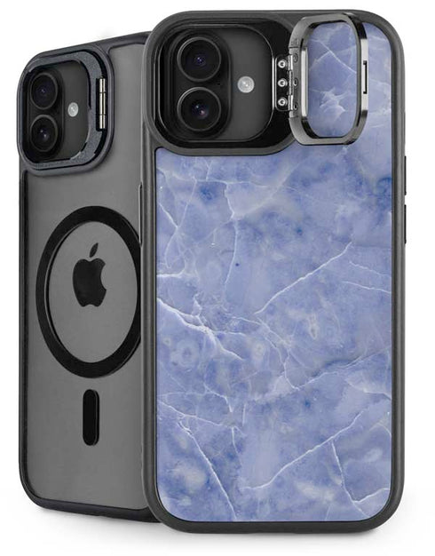 Crushed Blue iPhone 16 Plus Kickstand Case