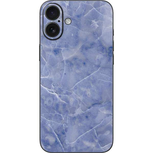 Crushed Blue iPhone 16 Plus Skin