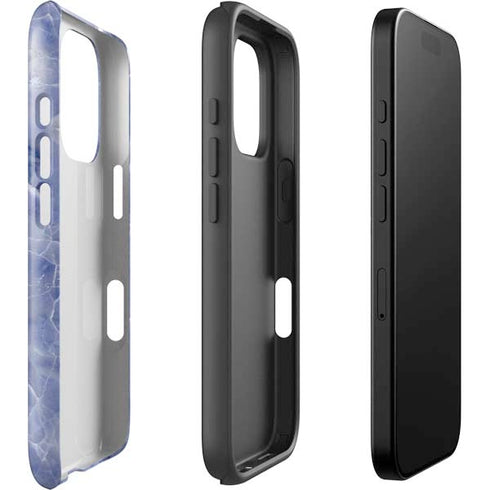 Crushed Blue iPhone 16 Pro Max Impact Case