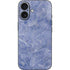Crushed Blue iPhone 16 Skin