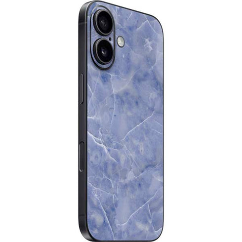 Crushed Blue iPhone 16 Skin