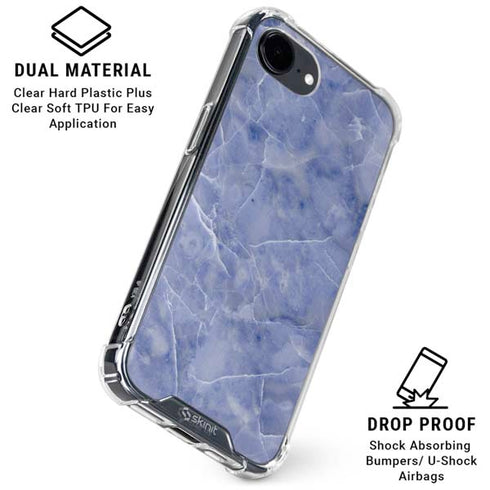 Crushed Blue iPhone 16e Clear Case