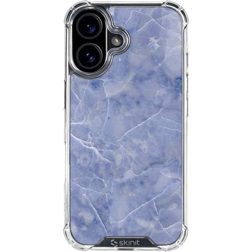 Crushed Blue iPhone 17 Clear Case