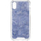 Crushed Blue iPhone XS Clear Case