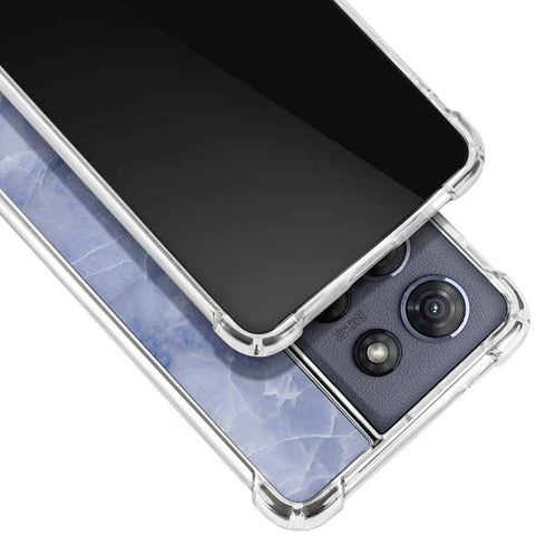 Crushed Blue Moto G 5G (2025) Clear Case