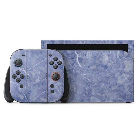 Crushed Blue Nintendo Switch 2 (2025) with Joy-Con Skin