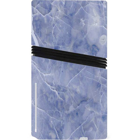 Crushed Blue PS5 Pro Disk Console Skin