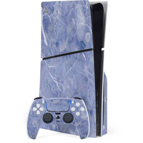 Crushed Blue PlayStation PS5 Skins