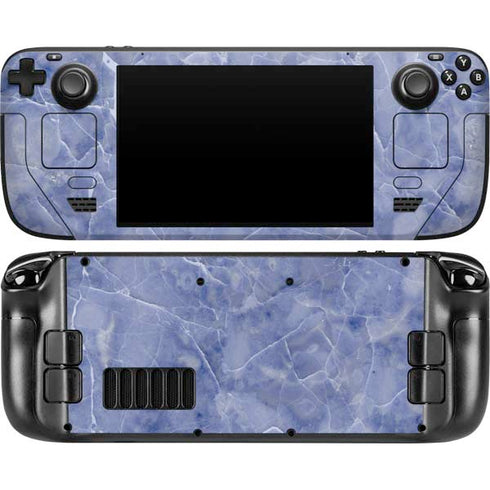 Crushed Blue Steam Deck Handheld Gaming Computer OLED Skin