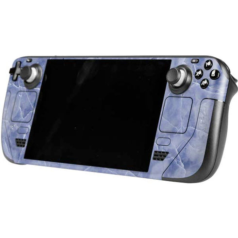 Crushed Blue Steam Deck Handheld Gaming Computer OLED Skin