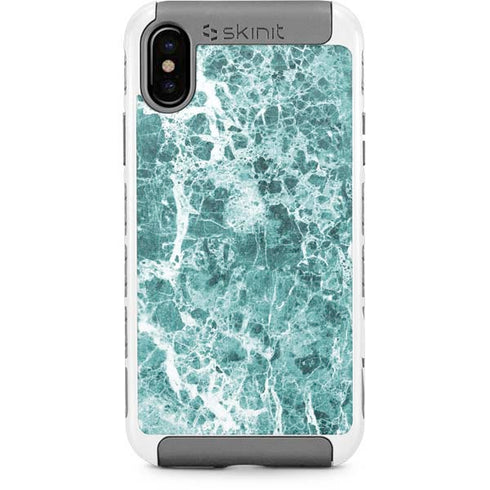 Crushed Turquoise iPhone Cases