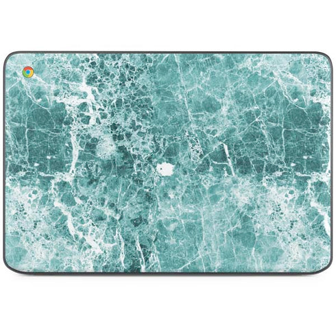 Crushed Turquoise HP Chromebook Skin