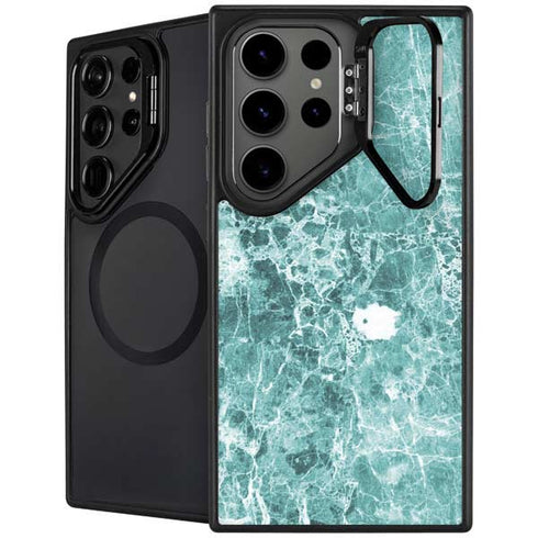 Crushed Turquoise Galaxy Cases