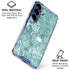 Crushed Turquoise Galaxy S25 Plus Clear Case
