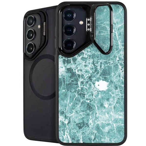 Crushed Turquoise Galaxy S26 Kickstand Case
