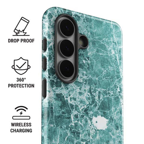 Crushed Turquoise Galaxy S26 Plus Impact Case